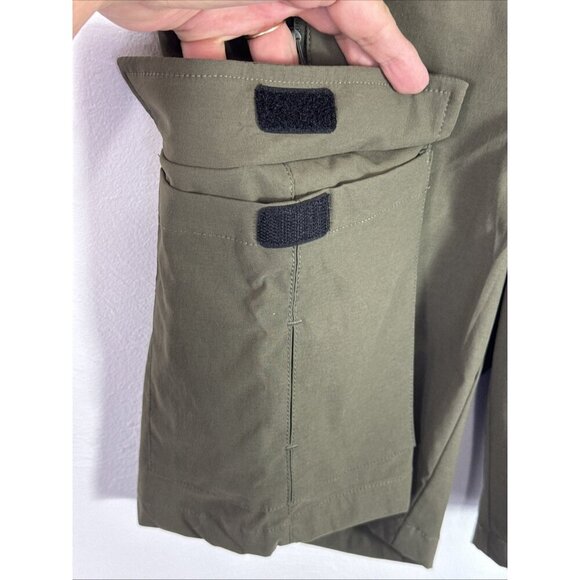 MagcoMsen Men's M Outdoor Cargo Shorts Olive New Inseam 8.25" - Picture 4 of 13
